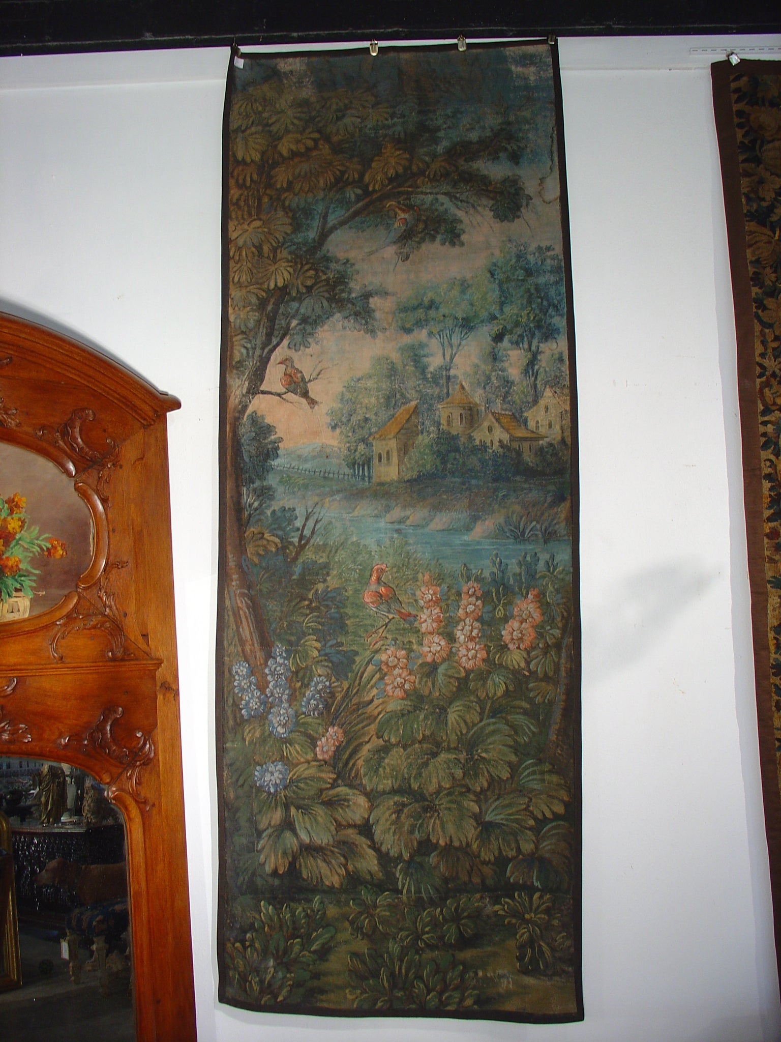 French Antique Painting on Canvas, Circa 1800