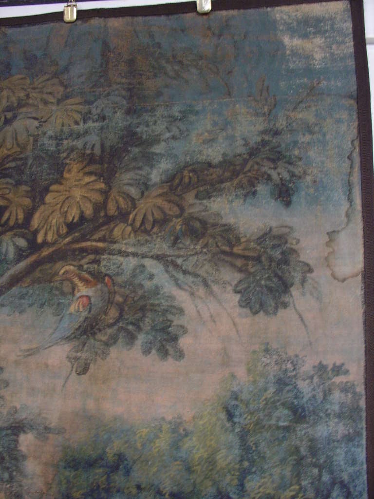 French Antique Painting on Canvas, Circa 1800 3