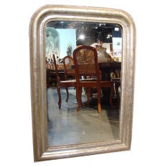 Beautiful Antique Silverleaf Louis Phlippe Mirror