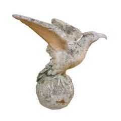 Antique Stone Statue of an Eagle from an Old Property in France