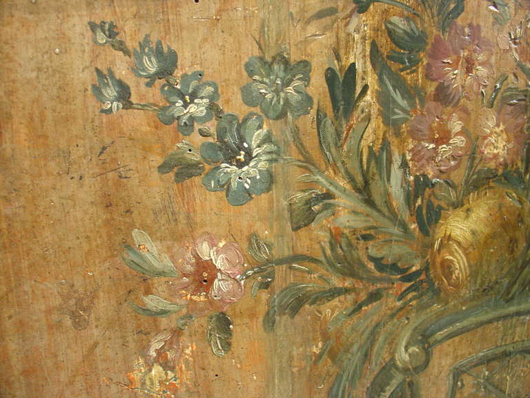 Painted Antique Italian Panel-18th Century 3