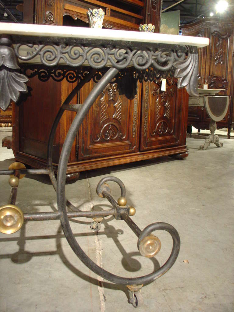 Iron Early 1900's French Pastry Table