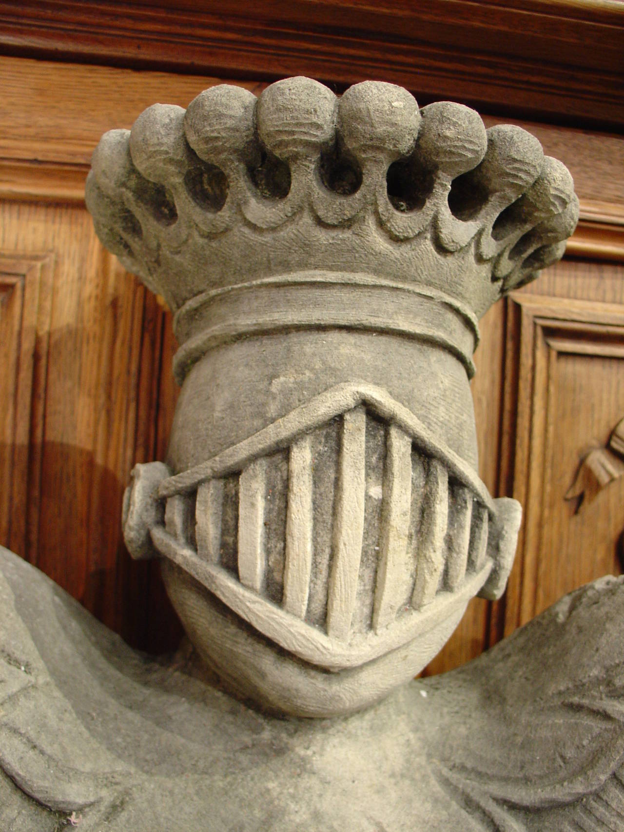 Carved Italian Limestone Coat of Arms 4