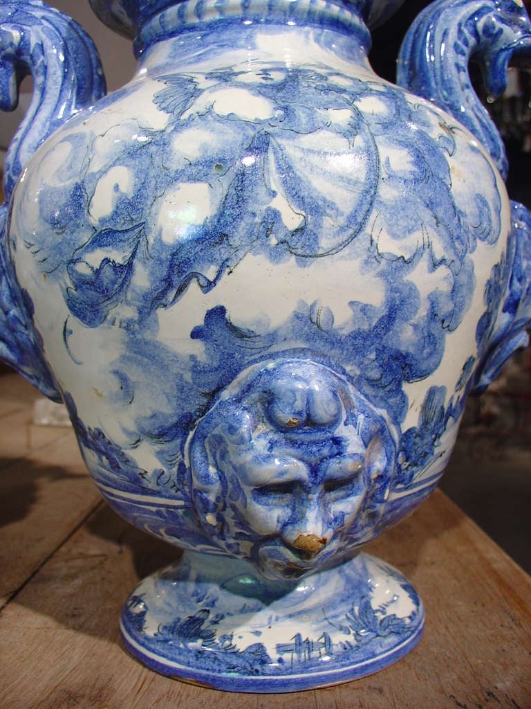 ITALY-1800s

Some History: Savona Italy is of very high importance in the field of ceramics and majolica production. Savona pottery is famous above all for its characteristic blue and white colors, known as 