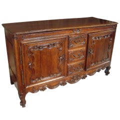 Antique 18th Century Oak Buffet from France