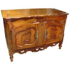 Exquisite 18th Century Walnut Wood Buffet Nimoise 12