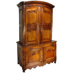 Early 18th Century Buffet Deux Corps from Auvergne, France 3