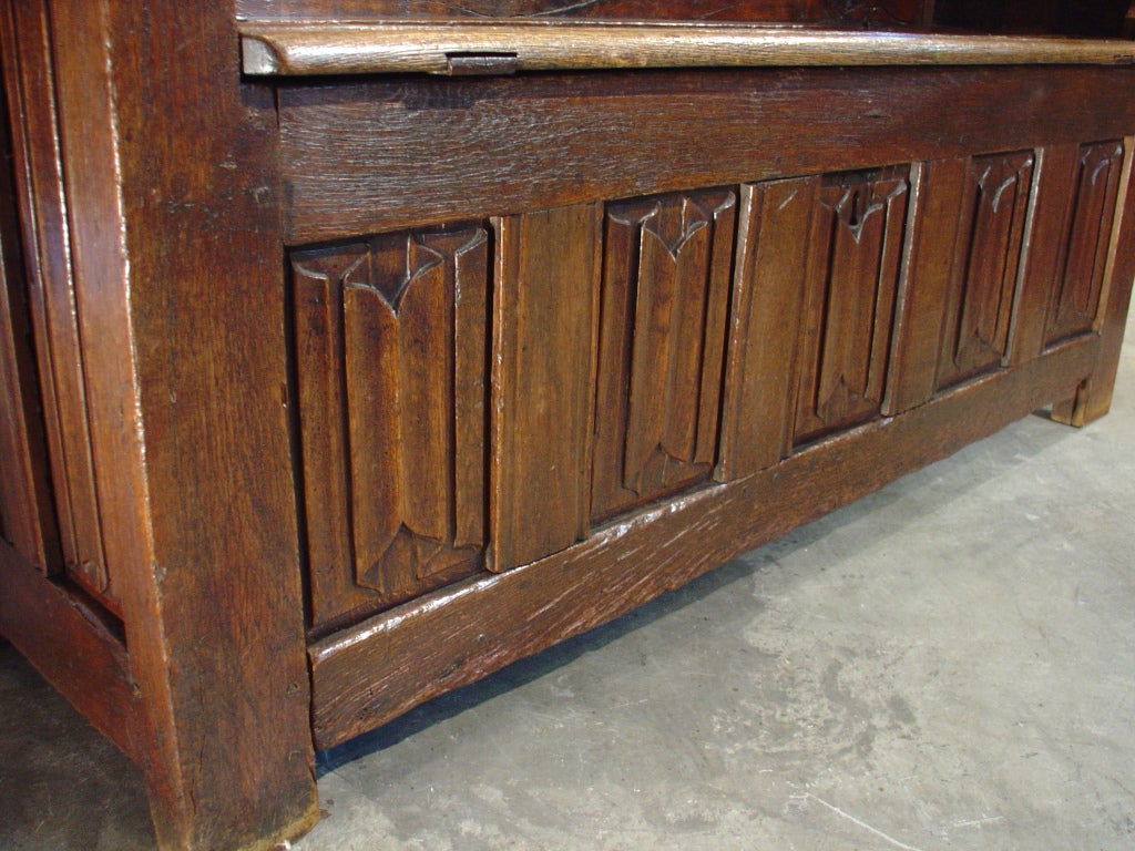 18th Century Gothic Style Bench/Trunk from Normandy 2