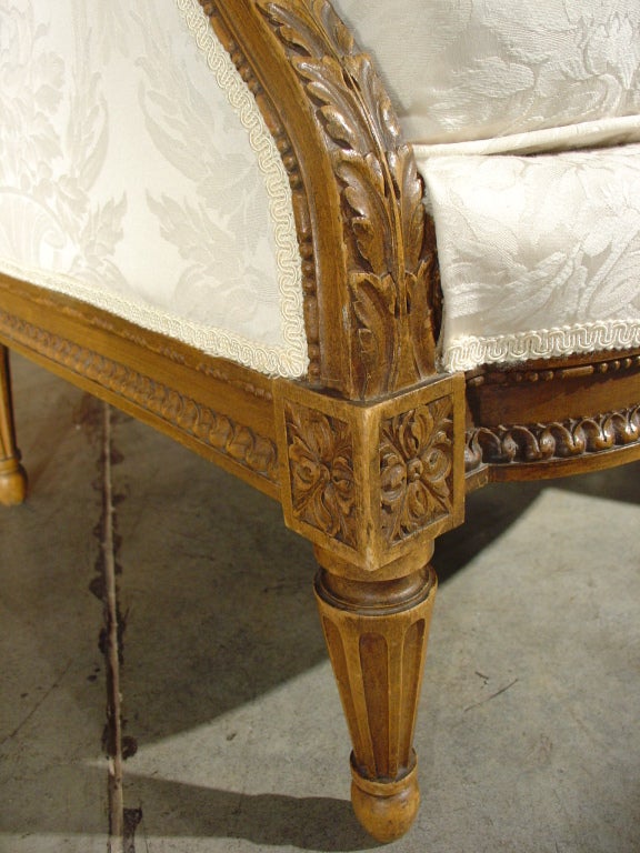 Antique Pair of French Bergere a Oreilles