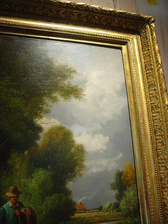 19th Century French Oil Painting by Martinez 2