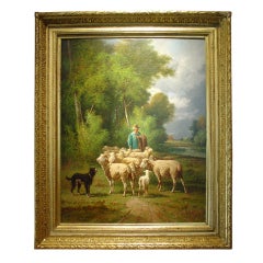 19th Century French Oil Painting by Martinez