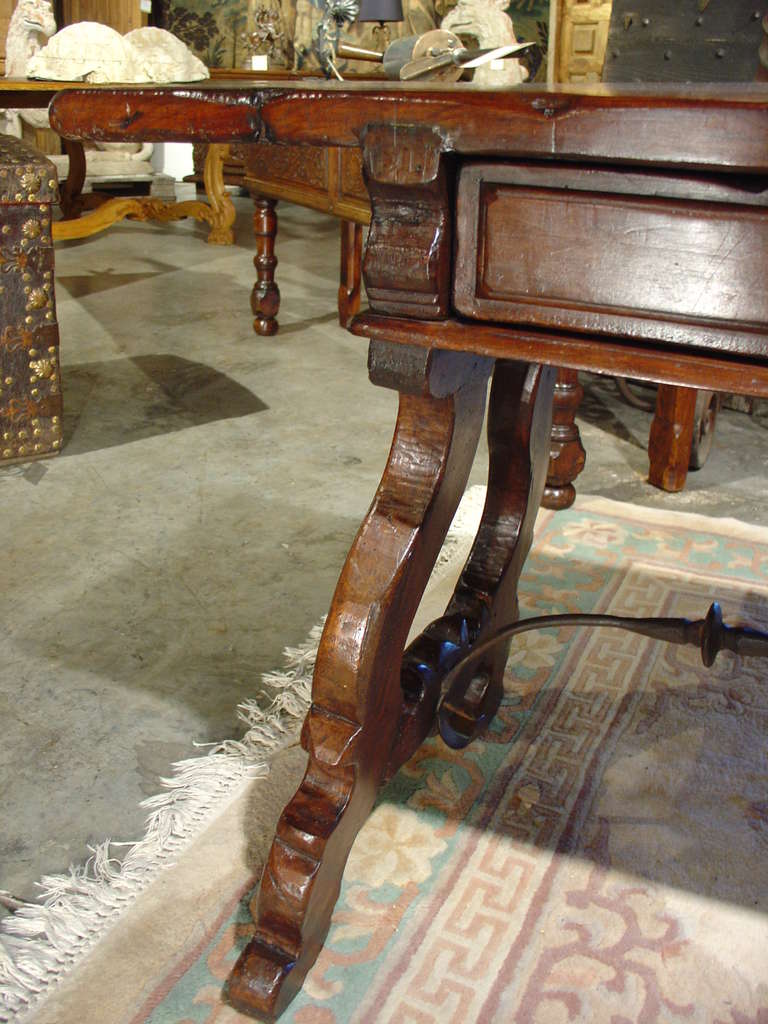 17th Century Walnut Wood Catalan Console Table 5