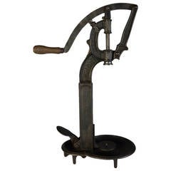 Antique French Wine Corking Machine, Early 1900s