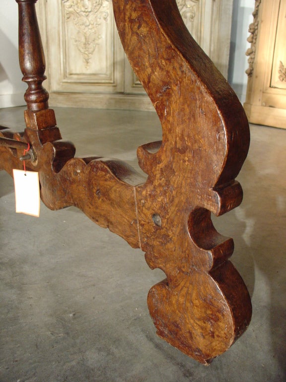 Massive Antique Elm Dining Table from Spain-Early 1700s 3