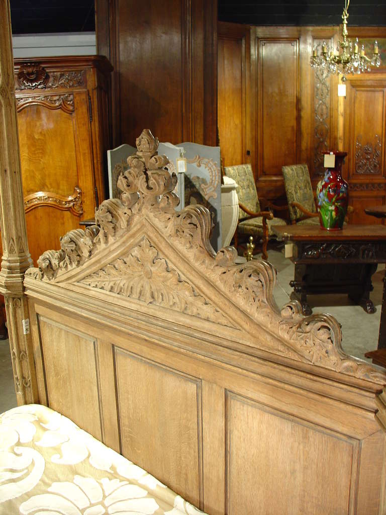 french carved bed