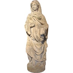 Antique Terra Cotta Statue from France - 19th Century