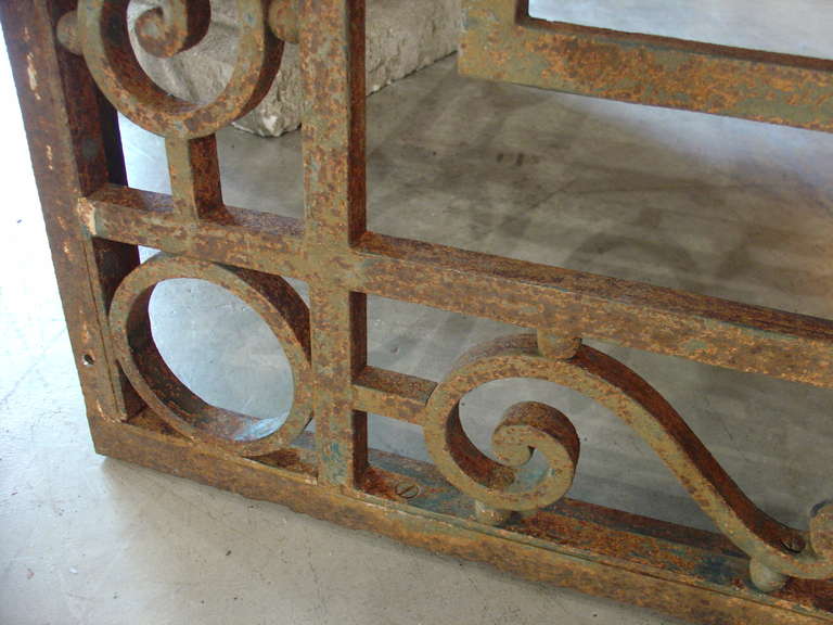 Mid 1800s Forged Iron Gate from France 4