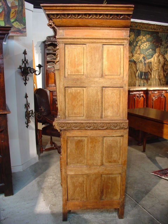 A French Oak Deux Corps in the Renaissance Style, C. 1875 In Good Condition In Dallas, TX