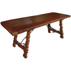 Used Catalan Style Table, 1800s