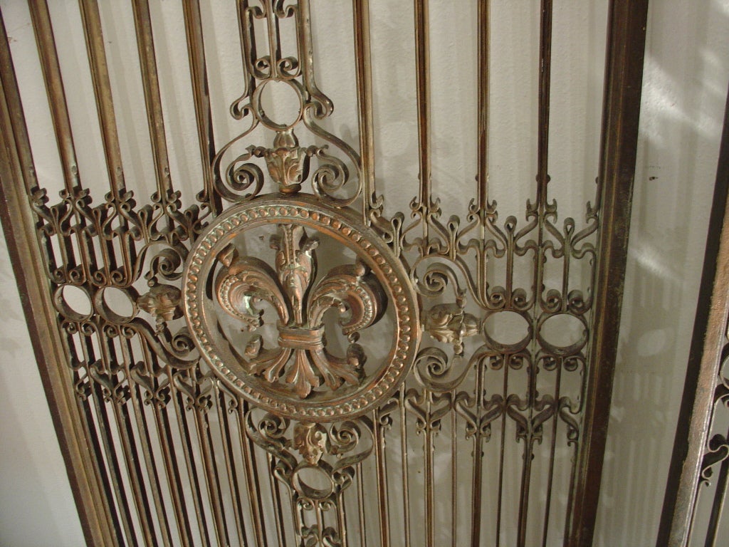 old elevator with gate