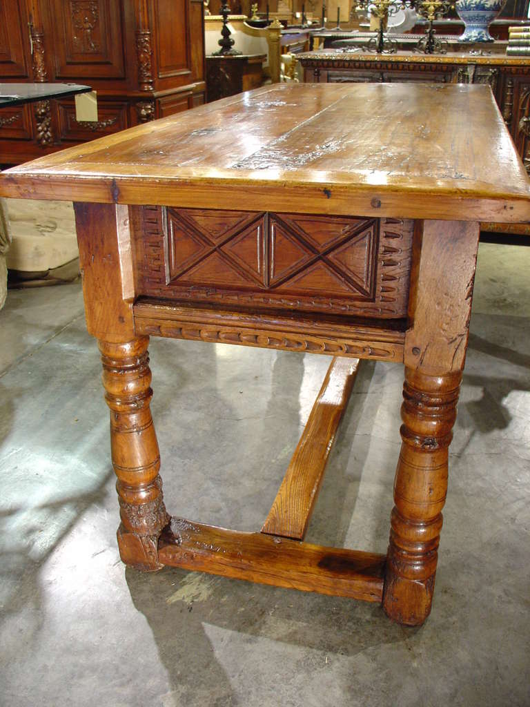 Carved 18th Century Spanish Desk or Table 5