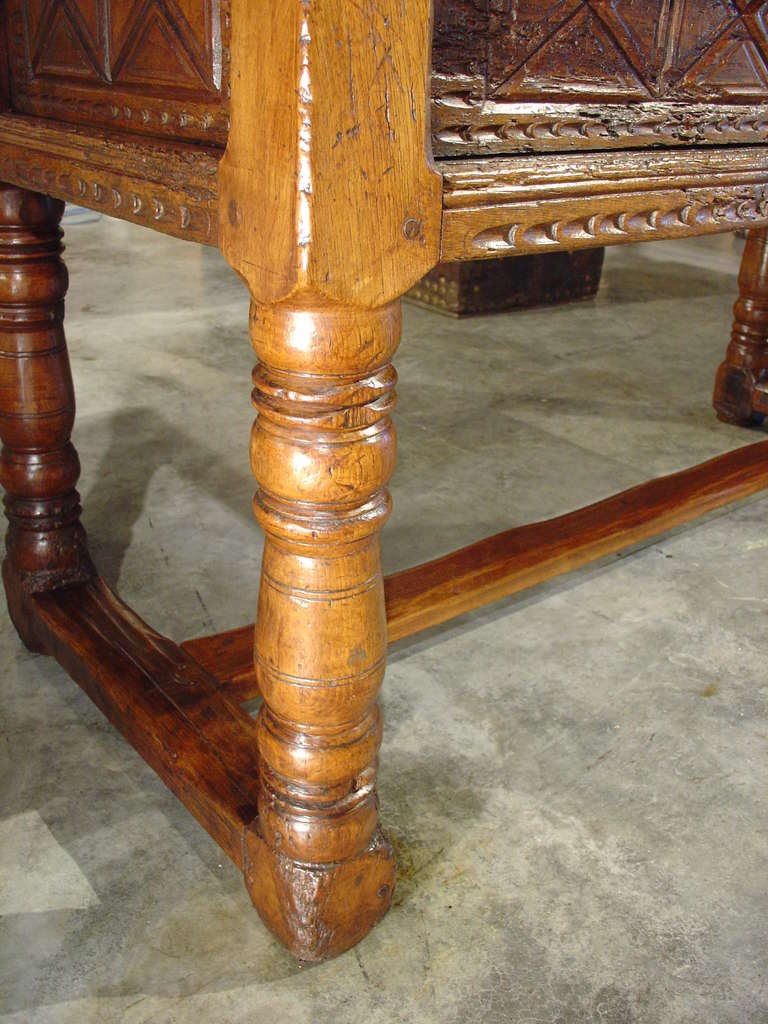 Carved 18th Century Spanish Desk or Table 3
