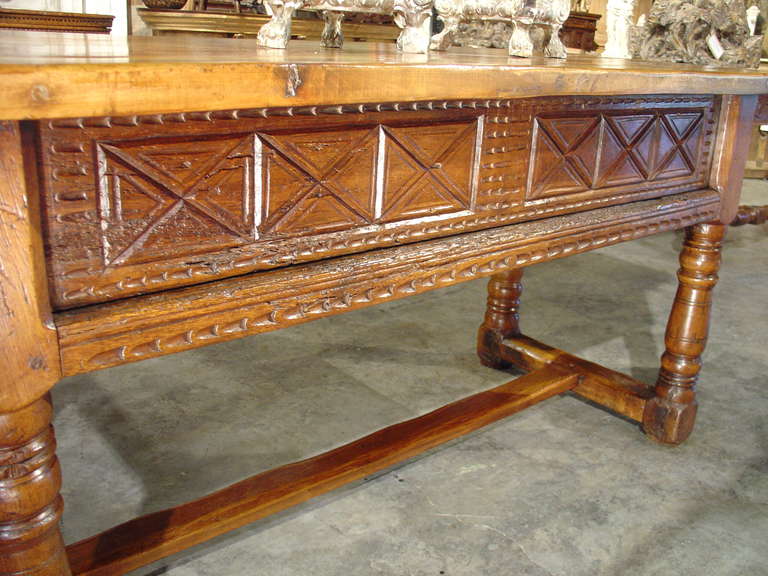 Carved 18th Century Spanish Desk or Table 4