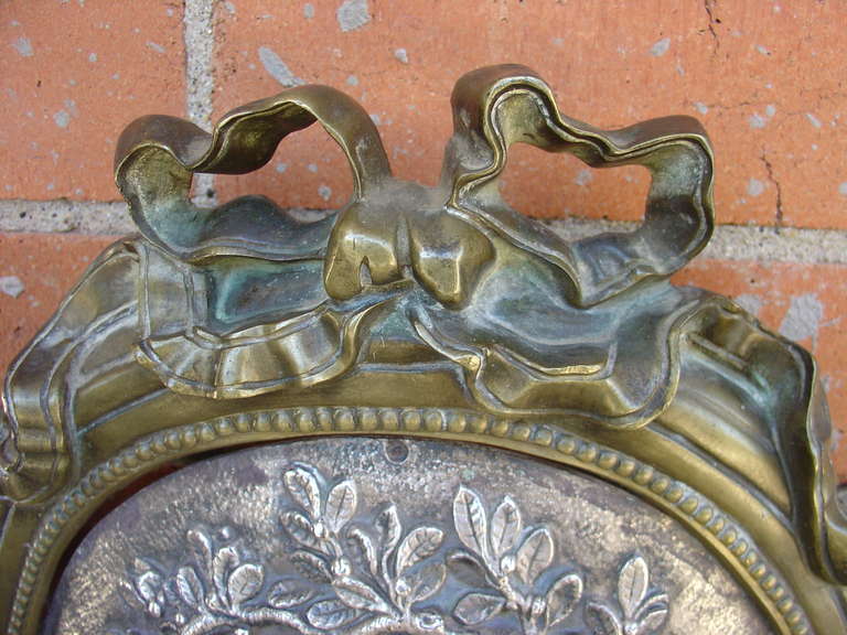 Antique Bronze Louis XVI Style Plaque, Early 1800s at 1stdibs