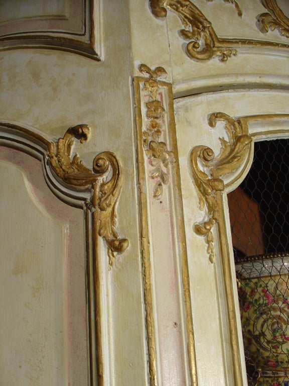 Antique French Bibliotheque/Display Cabinet from a Boiserie 1