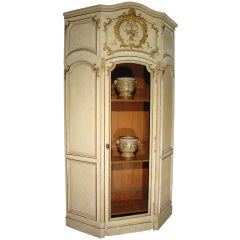Antique French Bibliotheque/Display Cabinet from a Boiserie