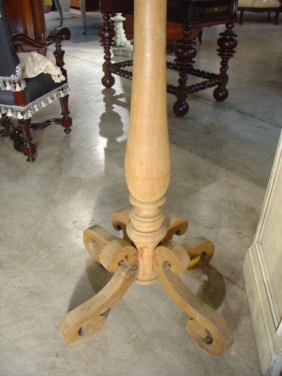 Antique Stripped Oak Lectern from France 3