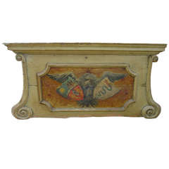 18th Century Painted Overdoor from Nice, France 10