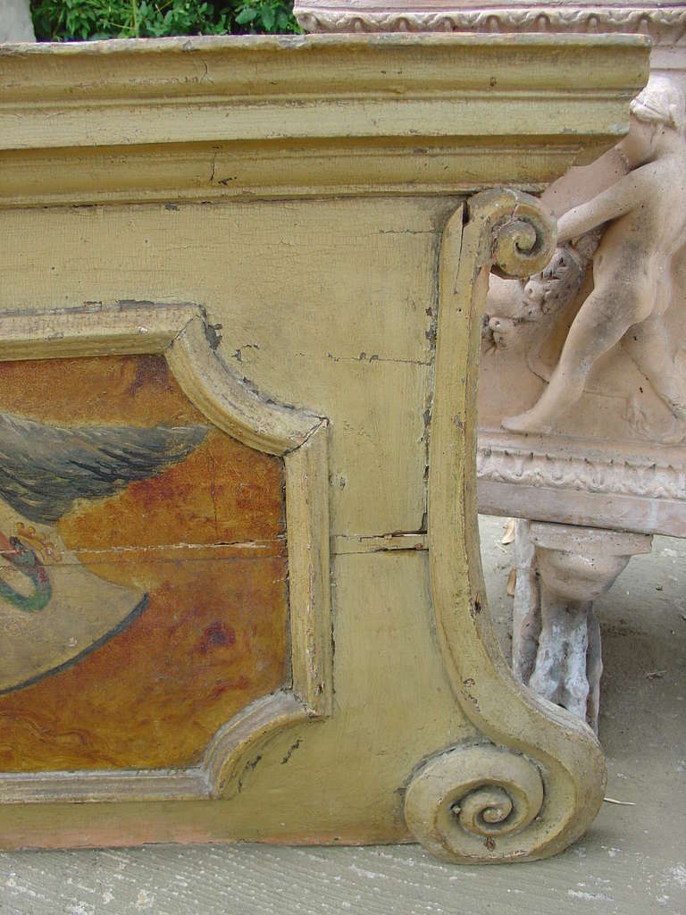 18th Century Painted Overdoor from Nice, France 2