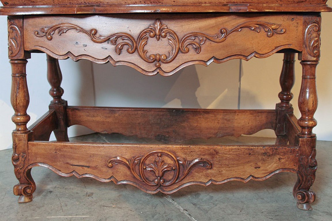 19th Century Walnut Wood Petrin from France 3