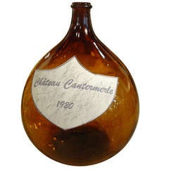 Antique 'Demi John' Wine Bottle from France
