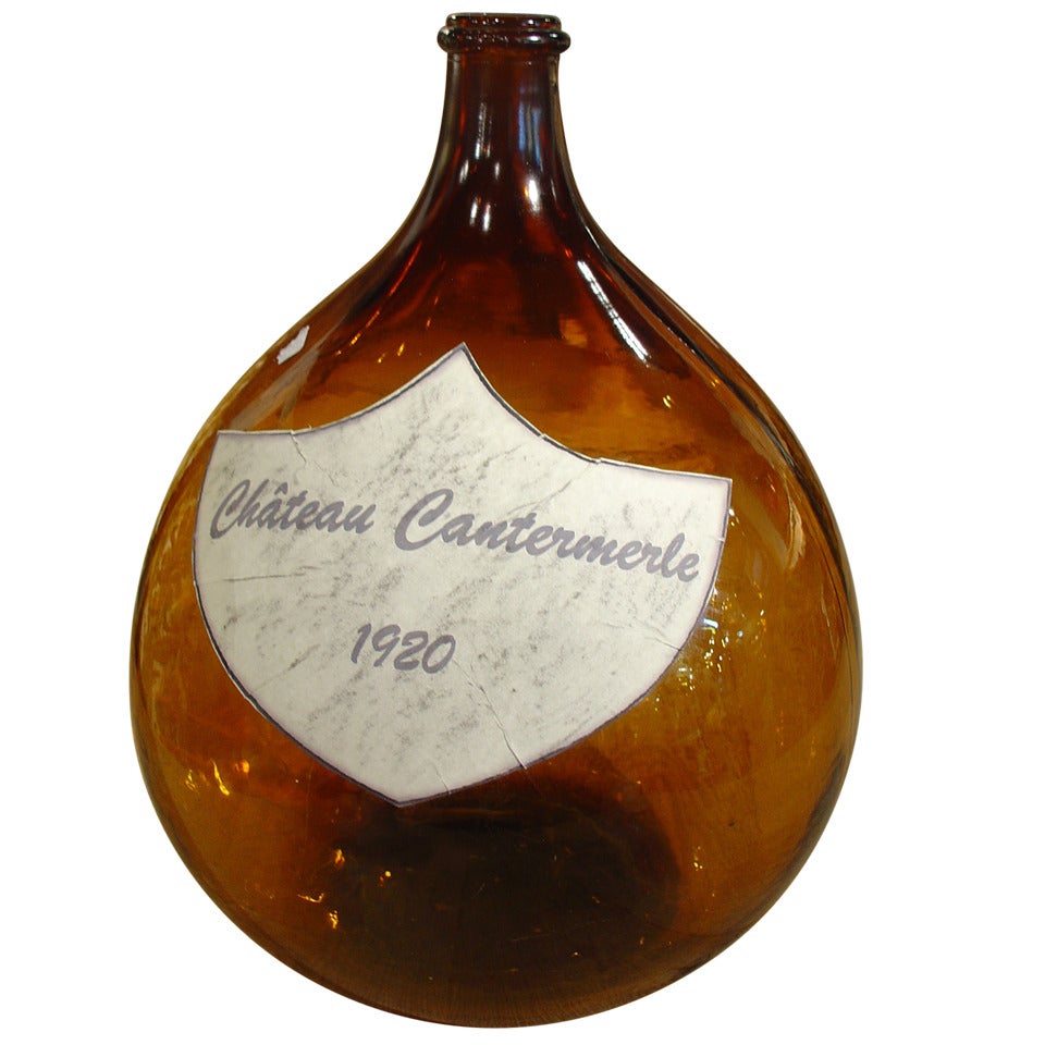 Antique 
Demi John
 Wine Bottle from France