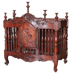 Antique 18th Century Walnut Wood Panetiere from France