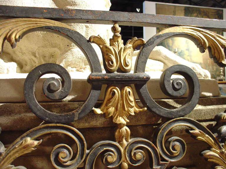 Antique Balcony Gate from a Normandy Castle, 1800s 2