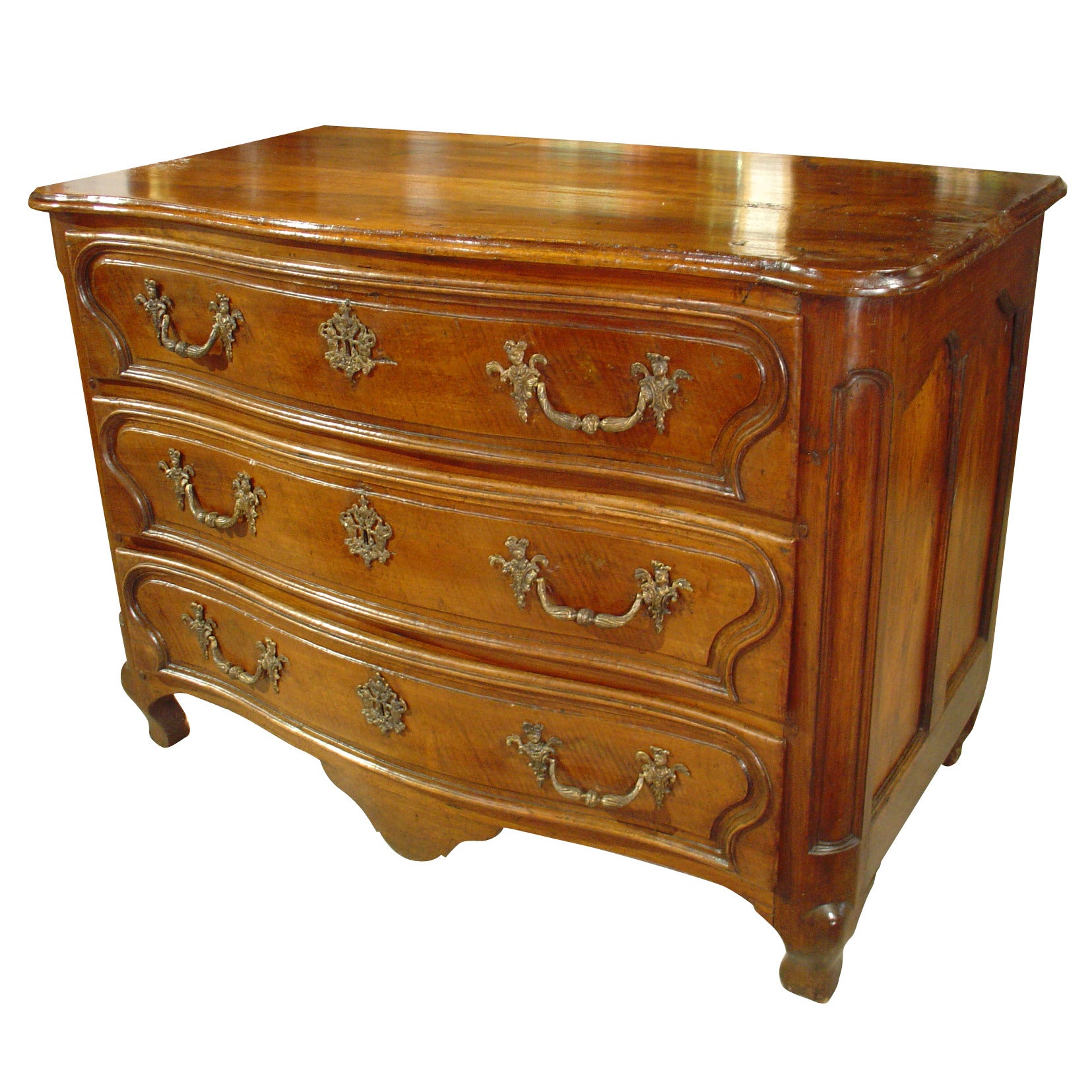 18th Century Walnut Wood Commode from France