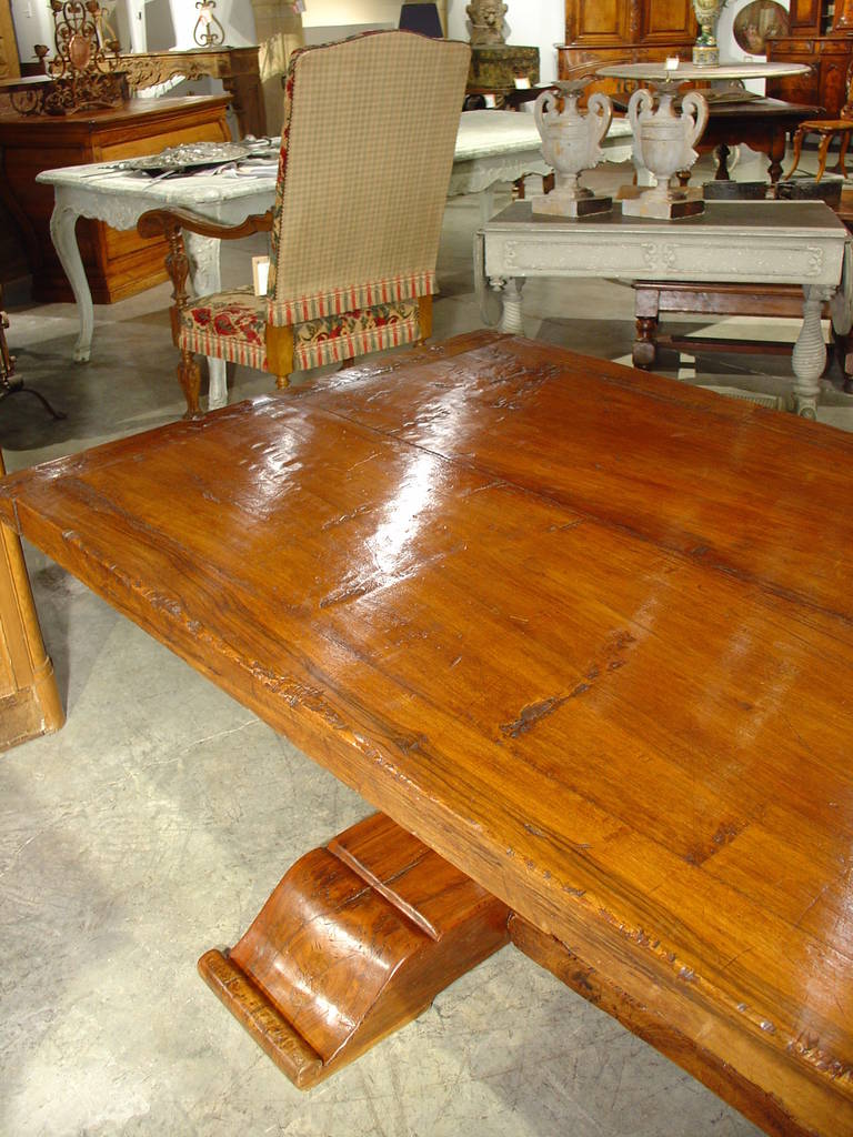 French Walnut Dining Table from the Aveyron Region 1