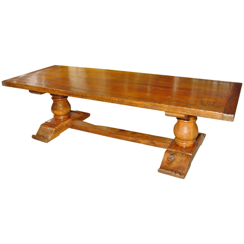 French Walnut Dining Table from the Aveyron Region