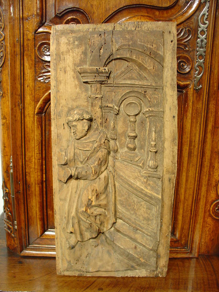 17th Century Tabernacle Door or Panel from France
