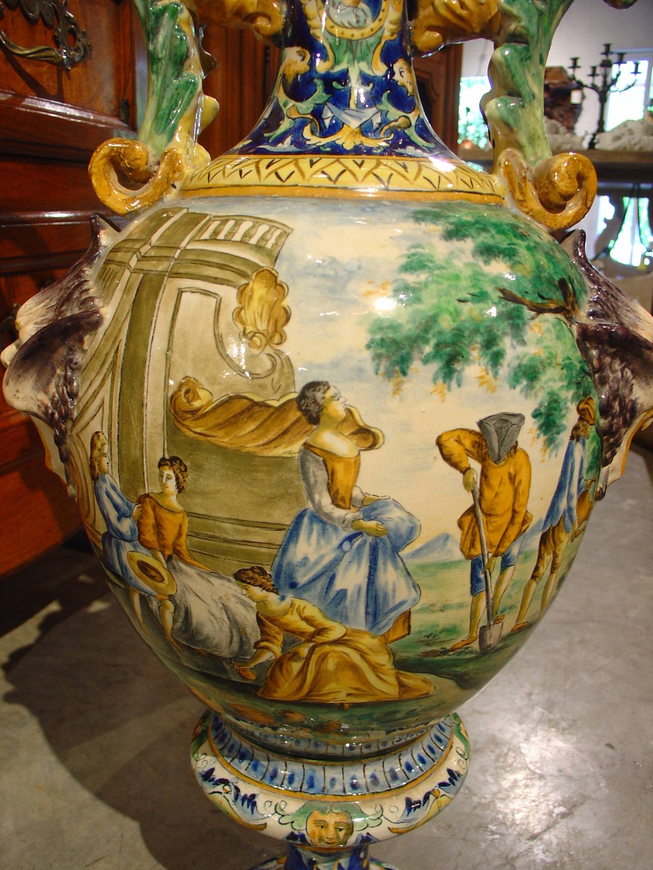 Pair of Antique Italian Vases, circa 1885 at 1stDibs italian vases
