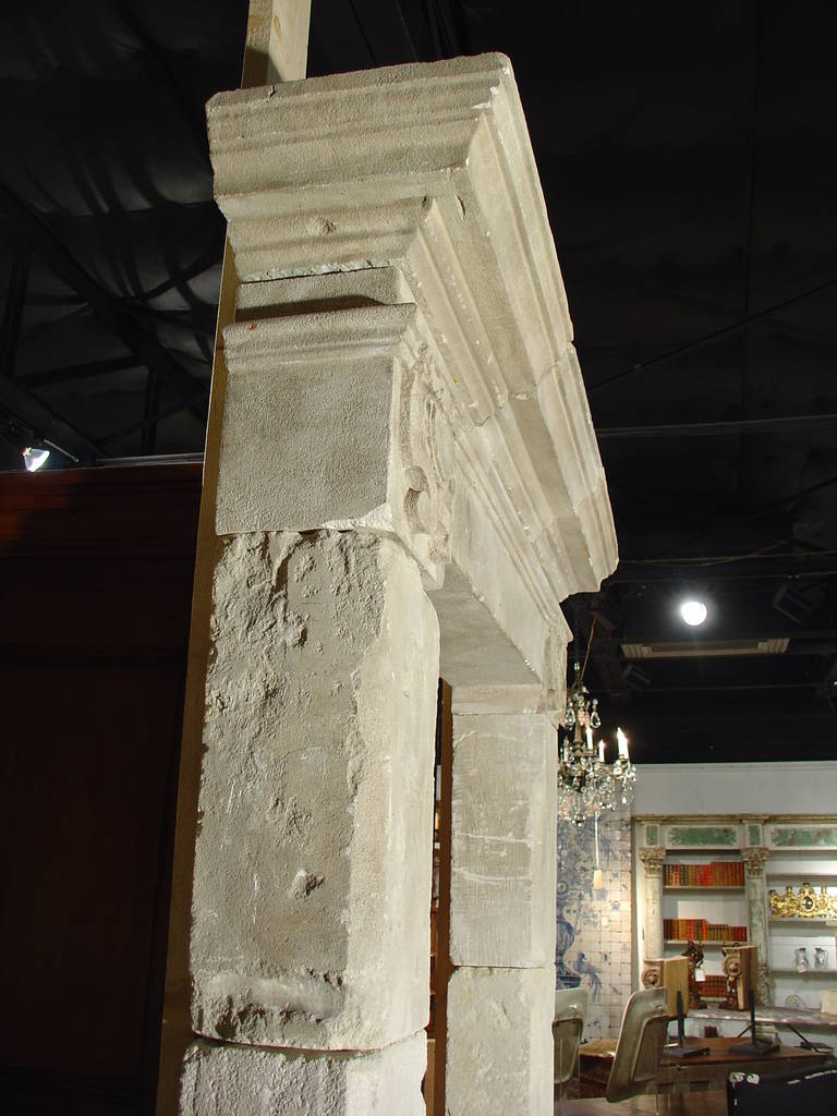 front door stone surround