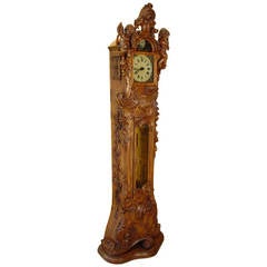 Antique Unusual 19th Century French Case Clock