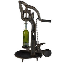 Used French Wine Corking Machine, Early 1900s