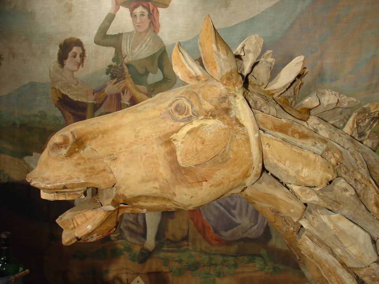 driftwood horses head