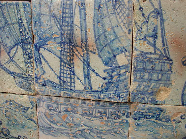 Antique Italian Tiled Plaque - Sicily circa 1800 2