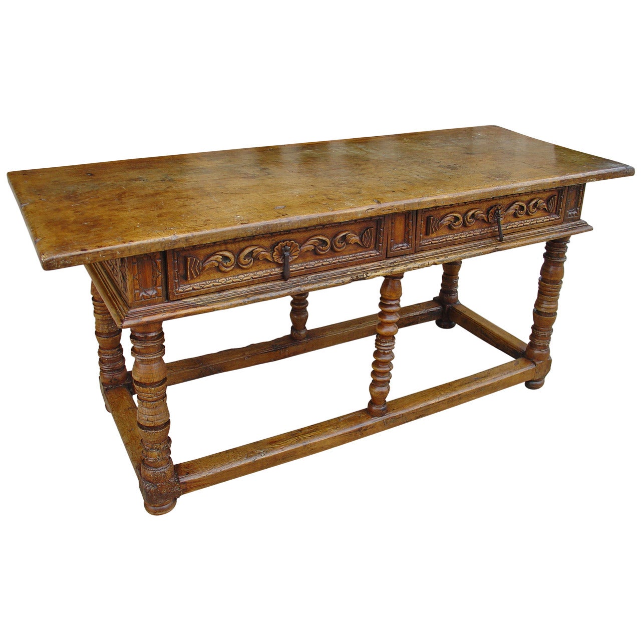 Antique Spanish Walnut Wood Table from the 1600’s