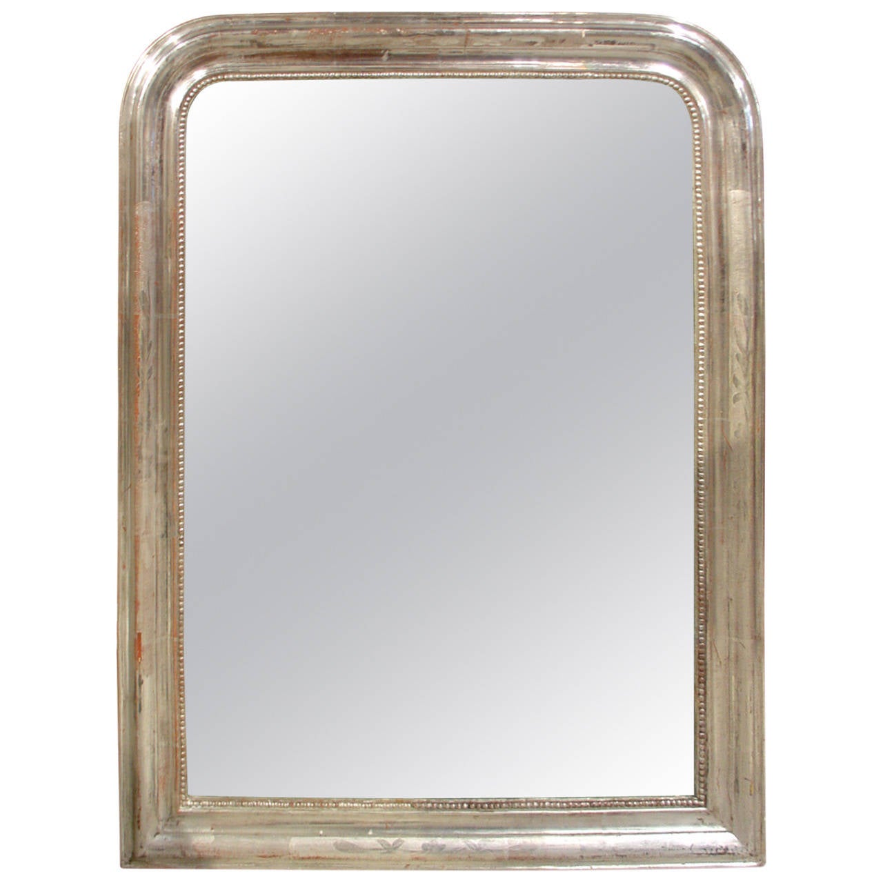 Antique Silverleaf Louis Philippe Mirror from France, 19th Century 1